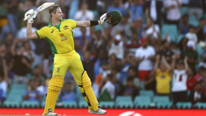 IND vs AUS 1st ODI: Steve Smith was a different class altogether, says Aaron Finch (Souce: Twitter)
