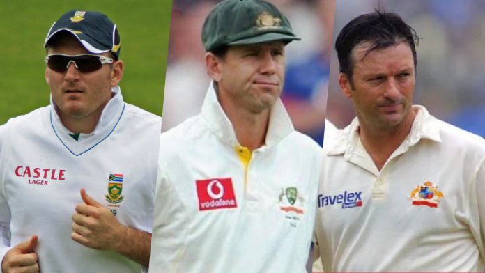 Graeme Smith, Ricky Ponting and Steve Waugh