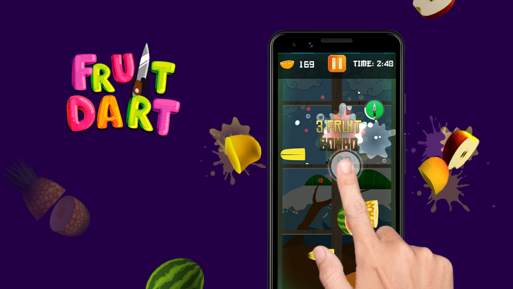 hyper casual game- Fruit Dart
