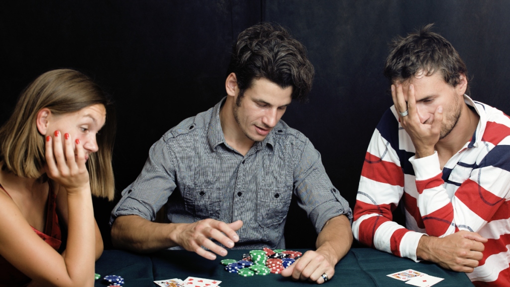 Players at a poker table