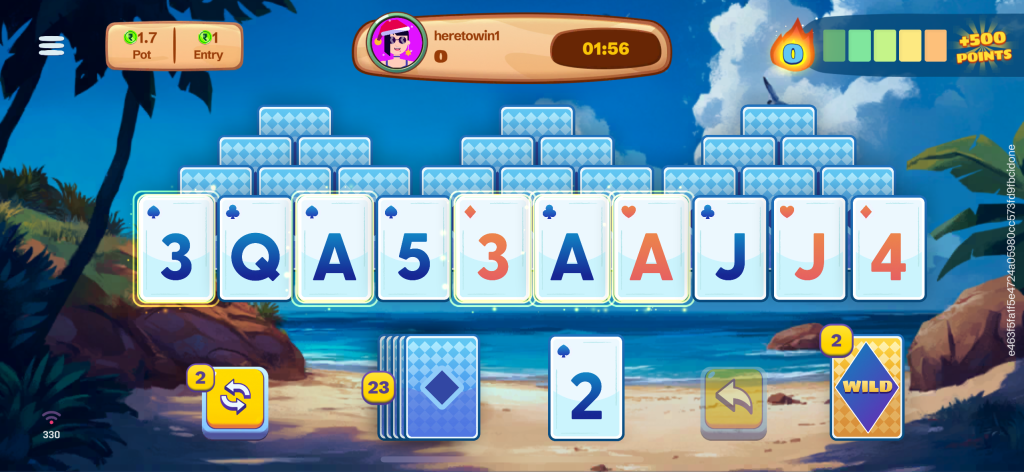 Solitaire game on MPL