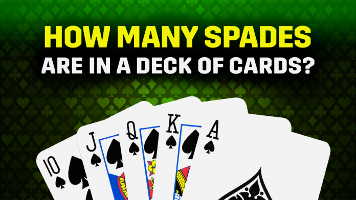 How many spades are in a deck of cards?