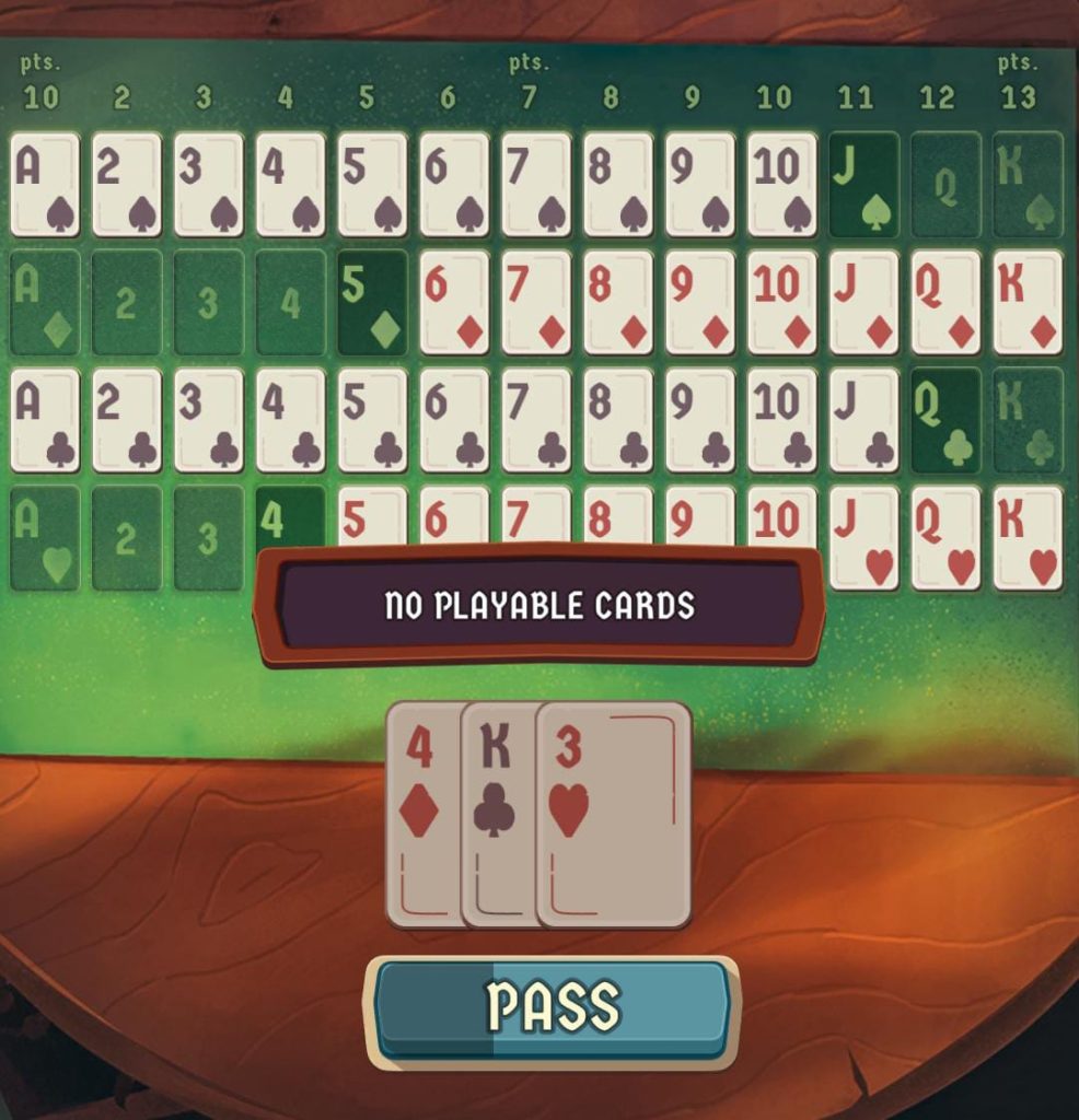 pass in sevens card game