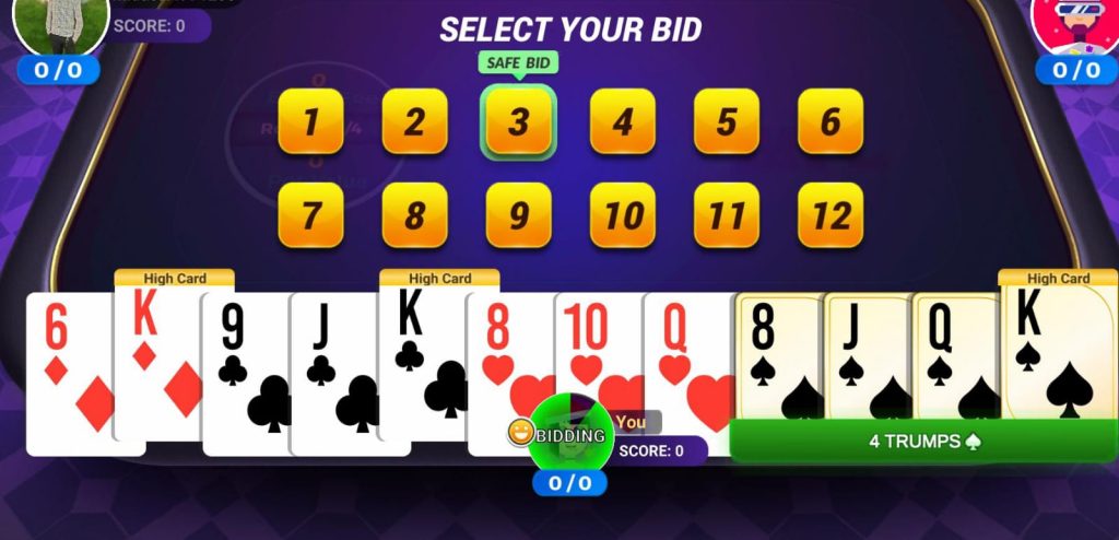bidding in call break