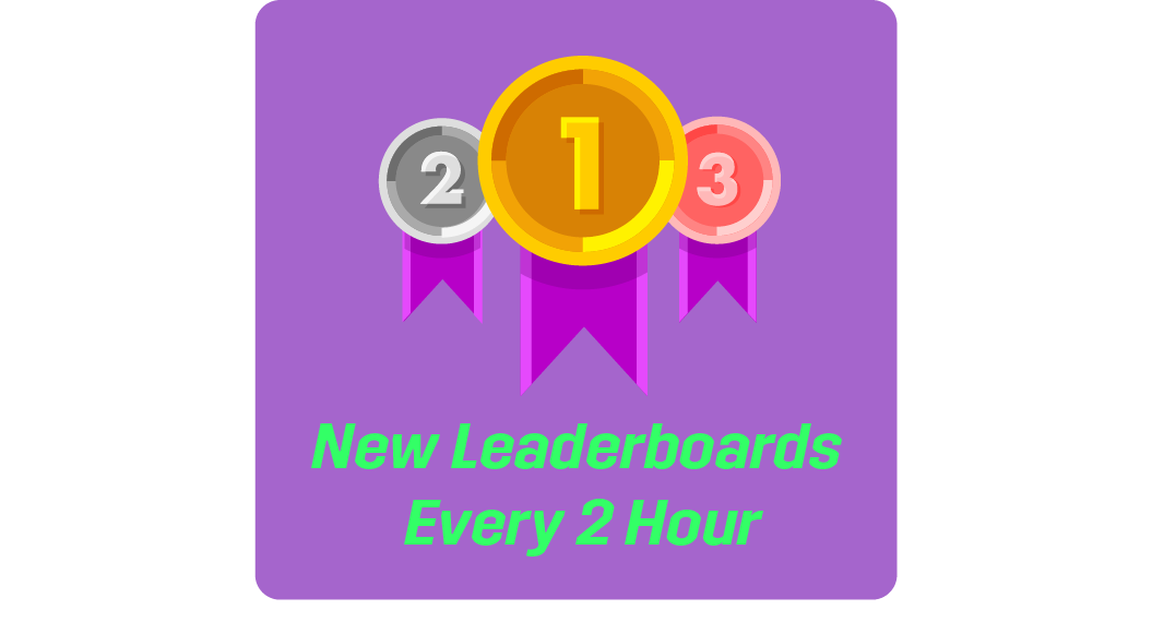 New Leaderboards Every 2 Hour